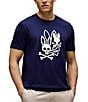 Psycho Bunny Aussie Graphic Short Sleeve T-shirt, Color:Evening Blue - Image 1