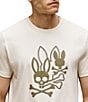 Psycho Bunny Aussie Graphic Short Sleeve T-shirt, Color:White Cap - Image 4