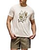 Psycho Bunny Aussie Graphic Short Sleeve T-shirt, Color:White Cap - Image 1