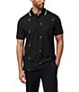 Color:Black - Image 1 - Belmont Pique Short Sleeve Polo Shirt
