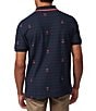 Color:Navy - Image 2 - Belmont Pique Short Sleeve Polo Shirt