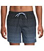 Psycho Bunny Bendigo Allover Printed 5 3/4" Swim Trunks,New Products : American Fashion Style Bags On Sale