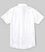 Color:White - Image 2 - Big Boys 7-20 Short Sleeve Ashland Button-Up Shirt