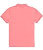 Color:Camel Rose - Image 2 - Big Boys 7-20 Short Sleeve Classic Pique Polo Shirt
