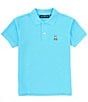 Color:Aquarius - Image 1 - Big Boys 7-20 Short Sleeve Classic Pique Polo Shirt