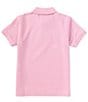 Color:Pastel Lavender - Image 2 - Big Boys 7-20 Short Sleeve Classic Pique Polo Shirt