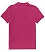 Color:Wild Berry - Image 2 - Little/Big Boys 5-20 Short Sleeve Essential Polo Shirt