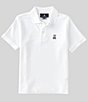 Color:White - Image 1 - Big Kids 7-20 Short Sleeve Essential Polo Shirt