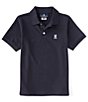Color:Navy - Image 1 - Big Kids 7-20 Short-Sleeve Essential Polo Shirt