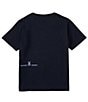 Color:Navy - Image 2 - Big Boys 7-20 Short Sleeve Norwood Graphic T-Shirt