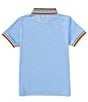 Color:Serenity - Image 2 - Big Boys 7-20 Short Sleeve Portland Sport Mesh Polo Shirt