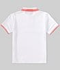 Color:White - Image 2 - Big Boys 7-20 Short Sleeve Queensbury Pique Polo Shirt