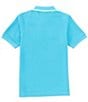 Color:Aquarius - Image 2 - Big Boys 7-20 Short Sleeve Saratoga Pique Polo Shirt