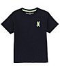Color:Navy - Image 2 - Big Boys 7-20 Short Sleeve Sloan Graphic T-Shirt