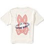 Psycho Bunny Big Boys Alex Oversized Bunny Graphic T-Shirt - Image 1