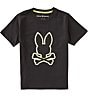 Psycho Bunny Big Boys Bruno Short Sleeve Graphic Tee - Image 1