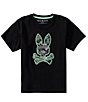 Psycho Bunny Big Boys Short Short Paul Graphic T-Shirt - Image 1