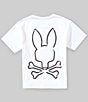 Psycho Bunny Big Boys Short Sleeve Duncan Wordmark Graphic Tee - Image 2