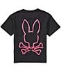 Psycho Bunny Big Boys Short Sleeve Duncan Wordmark Graphic Tee - Image 4