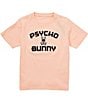 Psycho Bunny Big Boys Short Sleeve Gage Wordmark T-Shirt - Image 1
