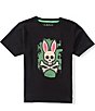 Psycho Bunny Big Boys Short Sleeve Marcus Bunny Graphic Tee - Image 1