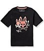 Psycho Bunny Big Boys Short Sleeve Oscar Graphic T-Shirt - Image 2