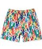 Psycho Bunny Big Boys Tanner Allover Bunny Print Swim Trunks - Image 1