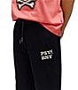 Psycho Bunny Big Boys Wade Jogger Pants, Color:Black - Image 2