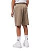 Color:Antique Taupe - Image 2 - Big/Little Boys 5-20 Pull-On Sweat Shorts