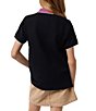 Color:Black - Image 5 - Big Kids 7-20 Short-Sleeve Newell Polo Shirt