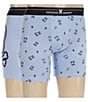 Psycho Bunny Assorted Boxer Briefs 2-Pack, Color:Blue - Image 1