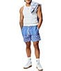Psycho Bunny Brad Palm Print Swim Trunks - Image 4
