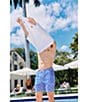 Psycho Bunny Brad Palm Print Swim Trunks - Image 6