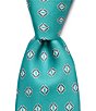 Psycho Bunny Bunny Box Printed 3 1/4#double; Traditional Silk Tie - Image 1