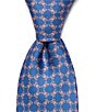 Psycho Bunny Bunny Circle 3 1/4#double; Traditional Jacquard Silk Tie - Image 1