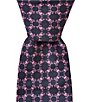 Psycho Bunny Bunny Circle Traditional Jacquard Silk Tie - Image 2