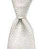 Psycho Bunny Bunny Medallion Print Traditional 3 1/4#double; Silk Tie - Image 1