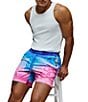 Psycho Bunny Caspian Printed 6#double; Inseam Swim Trunks - Image 4