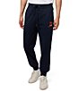 Color:Navy - Image 1 - Chester Embroider Jogger Pants