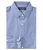 Psycho Bunny Classic Fit Spread Collar Micro Print Dress Shirt - Image 1