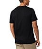 Color:Black - Image 2 - Colton Flocked Graphic Short Sleeve T-Shirt