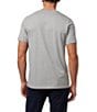 Color:Heather Grey - Image 2 - Colton Flocked Graphic Short Sleeve T-Shirt