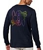 Color:Navy - Image 1 - Colton Long Sleeve T-Shirt