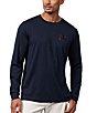 Color:Navy - Image 2 - Colton Long Sleeve T-Shirt