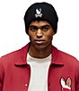 Psycho Bunny Dante Beanie, Color:Black - Image 2