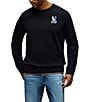 Psycho Bunny Dante Embroidery Crewneck Pullover, Color:Black - Image 2