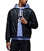 Psycho Bunny David Relaxed Bomber Jacket, Color:Black - Image 2