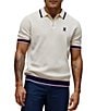 Psycho Bunny Dax Border Stripe Short Polo Shirt - Image 1