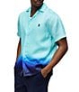 Psycho Bunny Dax Tencel Short Sleeve Woven Camp Shirt - Image 1