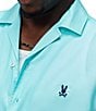 Psycho Bunny Dax Tencel Short Sleeve Woven Camp Shirt - Image 3